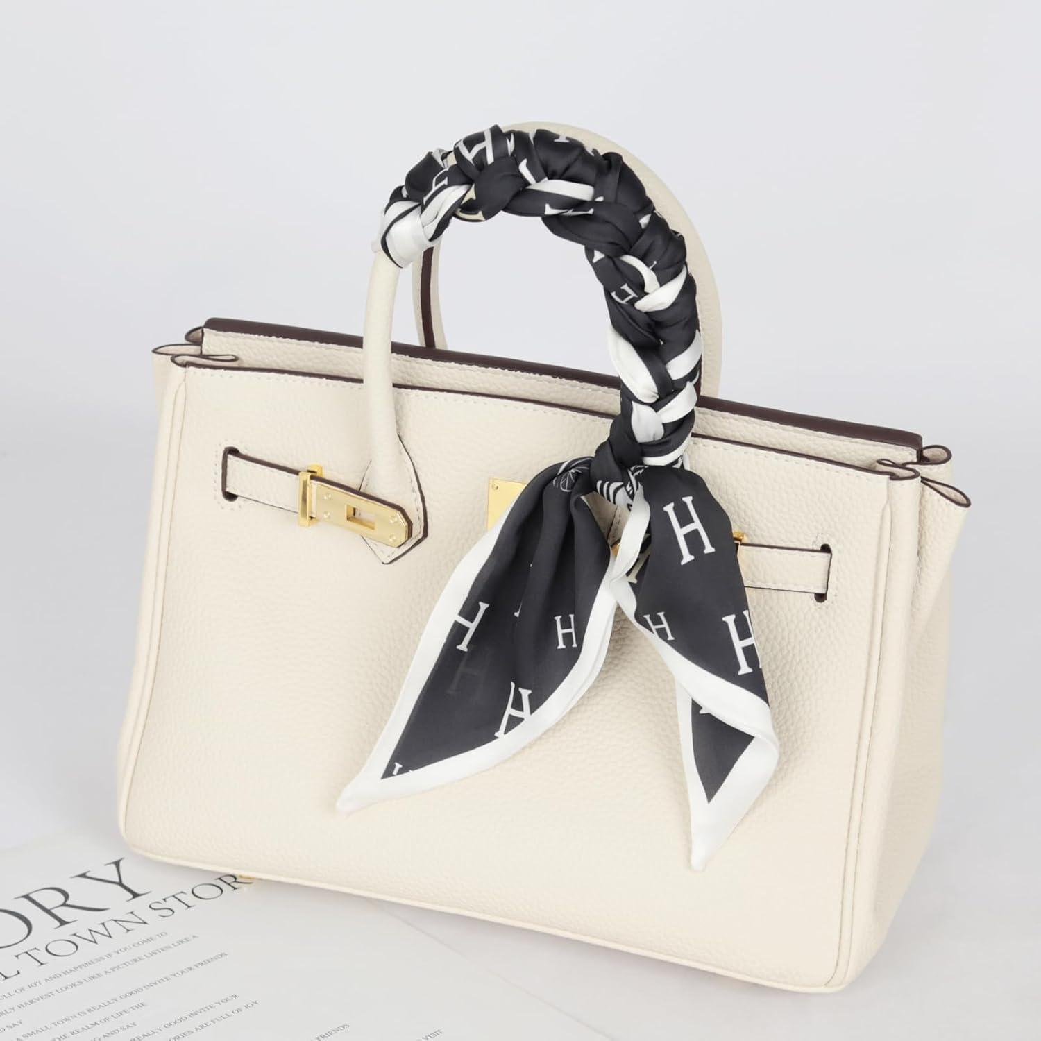 imageEXTREE Satin Scarf Mulberry Silk Printed Head Wrap Hair Band 7quotquot x 59quotquotA003