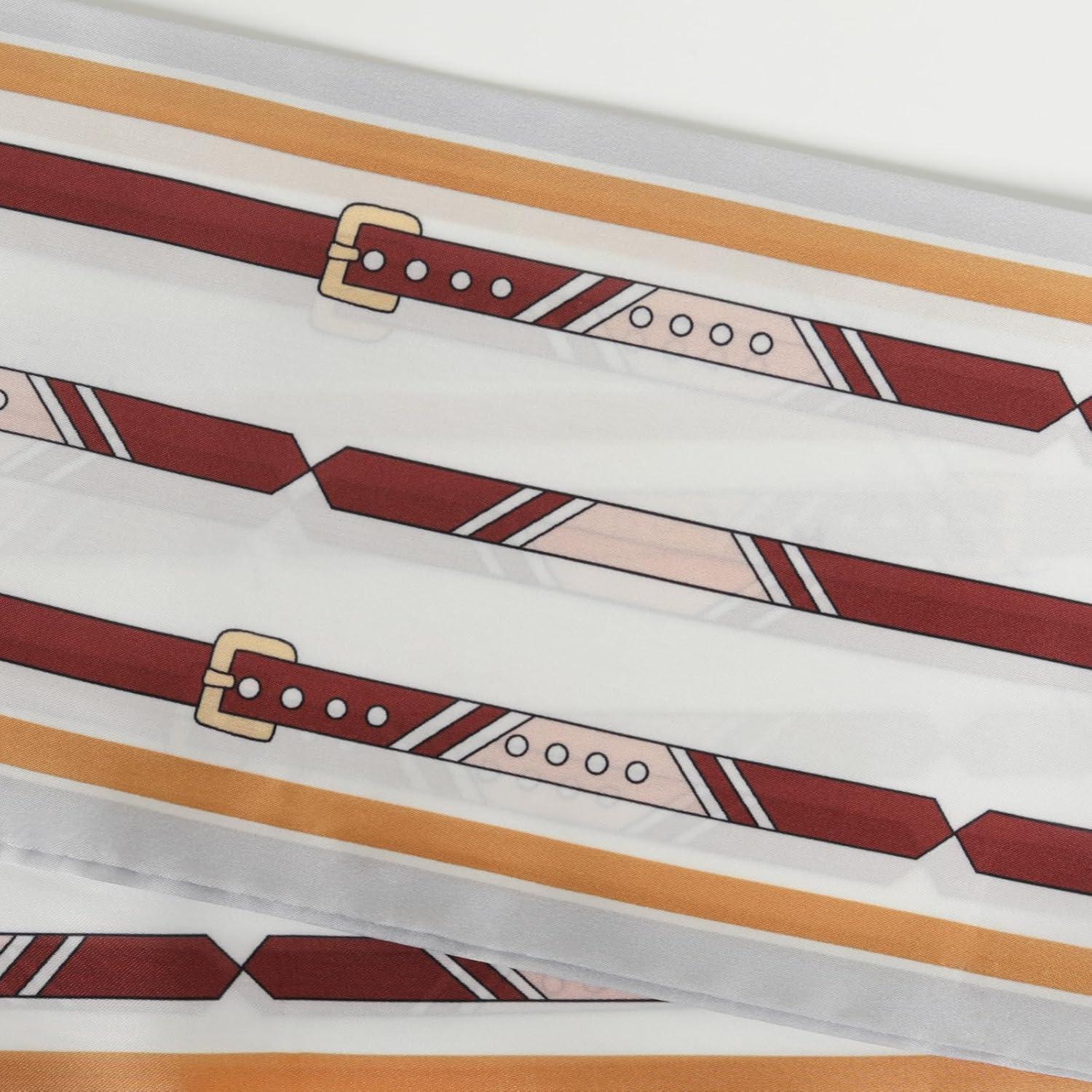 imageEXTREE Satin Scarf Mulberry Silk Printed Head Wrap Hair Band 7quotquot x 59quotquotA023