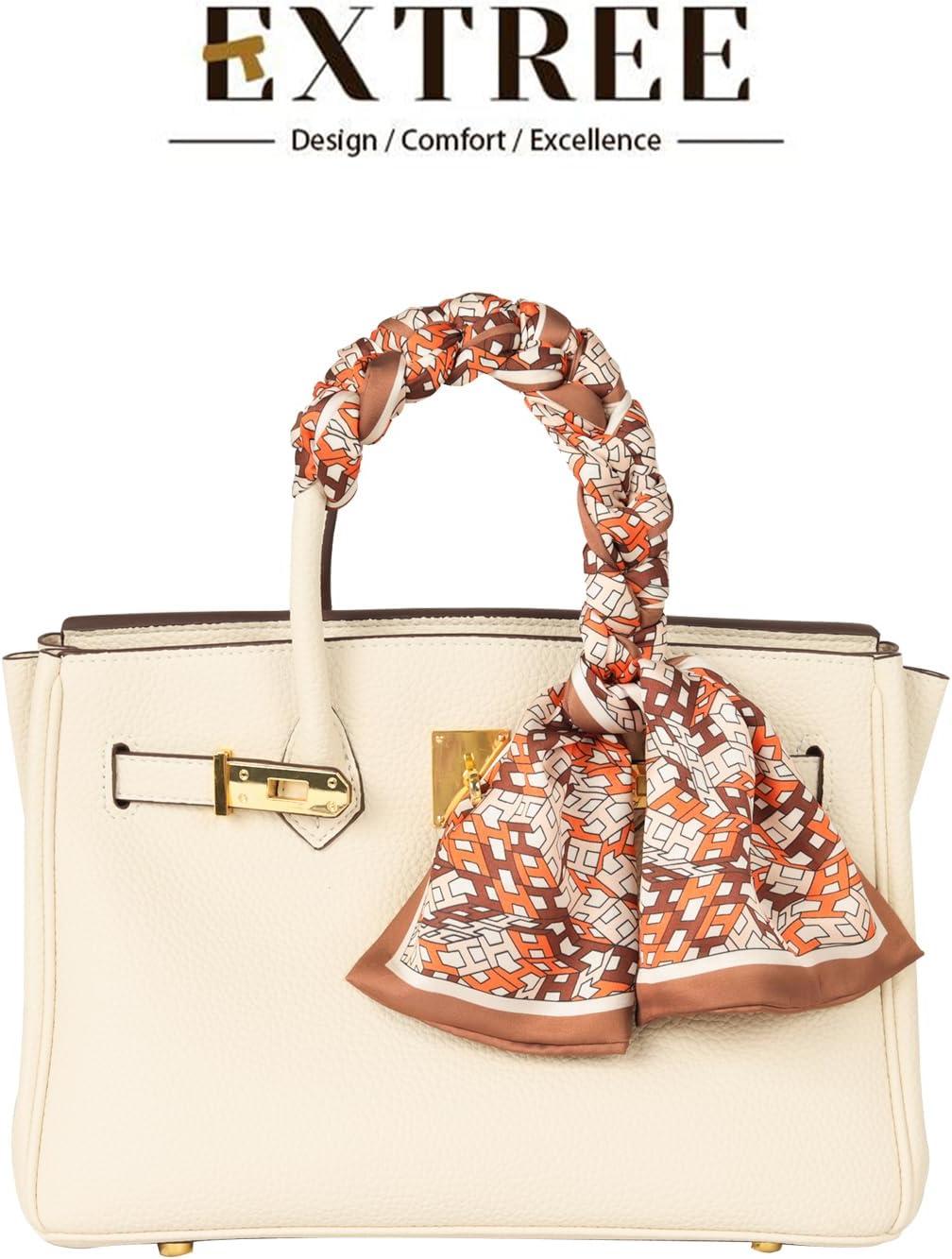 imageEXTREE Satin Scarf Mulberry Silk Printed Head Wrap Hair Band 7quotquot x 59quotquotA035