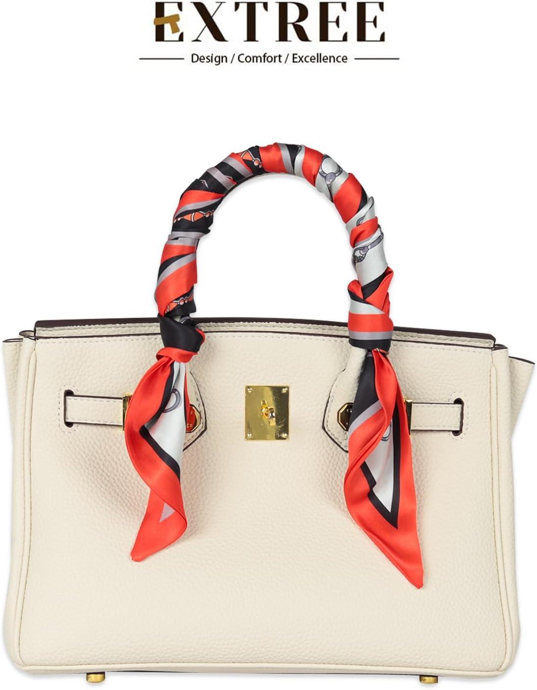 imageEXTREE Satin Scarf Mulberry Silk Printed Head Wrap Hair Band 7quotquot x 59quotquotA037