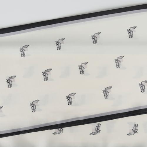 imageEXTREE Satin Scarf Mulberry Silk Printed Head Wrap Hair Band 7quotquot x 59quotquotA083