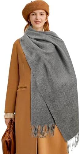 imageEXTREE Women Shawl Wrap Scarf Pashmina Wedding Christmas Birthday Gifts Idea Large Soft StoleType002