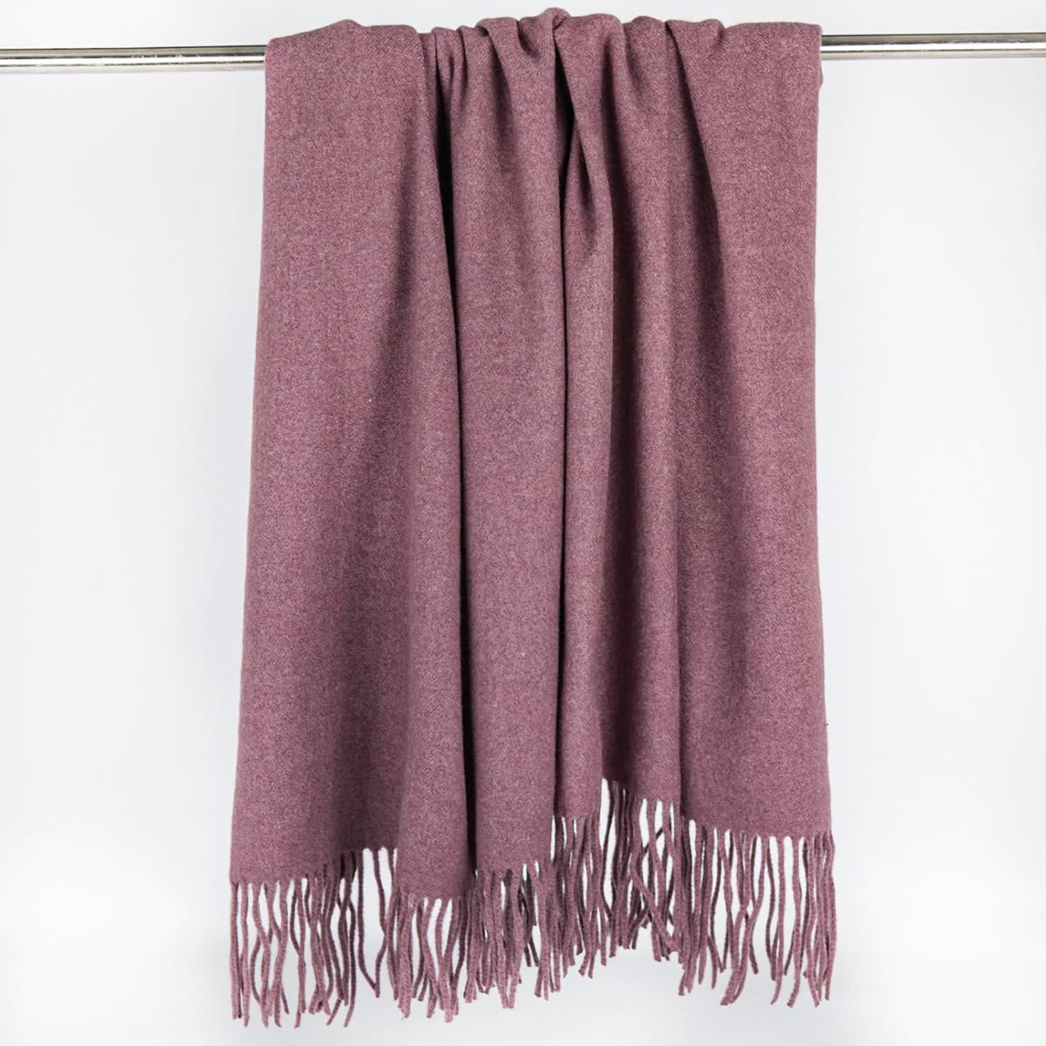 imageEXTREE Women Shawl Wrap Scarf Pashmina Wedding Christmas Birthday Gifts Idea Large Soft StoleType005medium Orchid