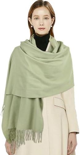 imageEXTREE Women Shawl Wrap Scarf Pashmina Wedding Christmas Birthday Gifts Idea Large Soft StoleType006greenyellow