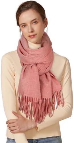 imageEXTREE Women Shawl Wrap Scarf Pashmina Wedding Christmas Birthday Gifts Idea Large Soft StoleType010