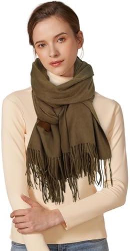 imageEXTREE Women Shawl Wrap Scarf Pashmina Wedding Christmas Birthday Gifts Idea Large Soft StoleType012