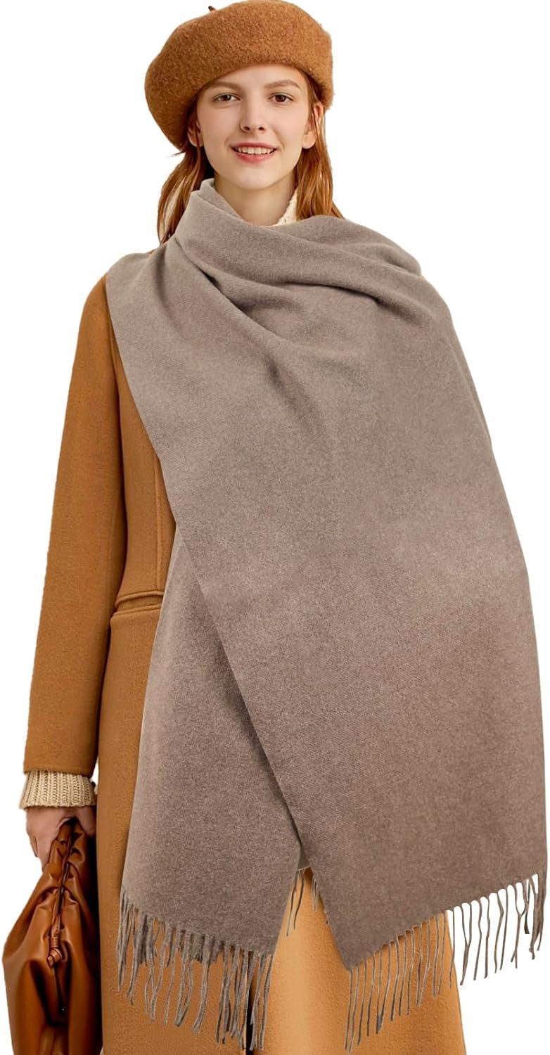 imageEXTREE Women Shawl Wrap Scarf Pashmina Wedding Christmas Birthday Gifts Idea Large Soft StoleType013