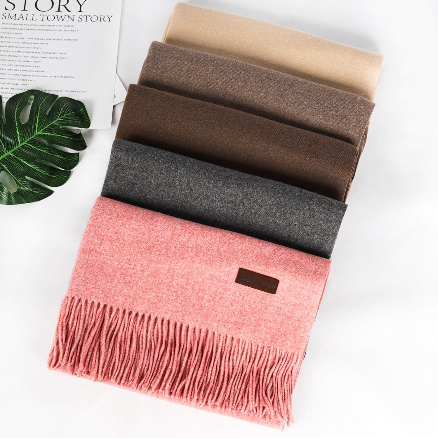 imageEXTREE Women Shawl Wrap Scarf Pashmina Wedding Christmas Birthday Gifts Idea Large Soft StoleType014