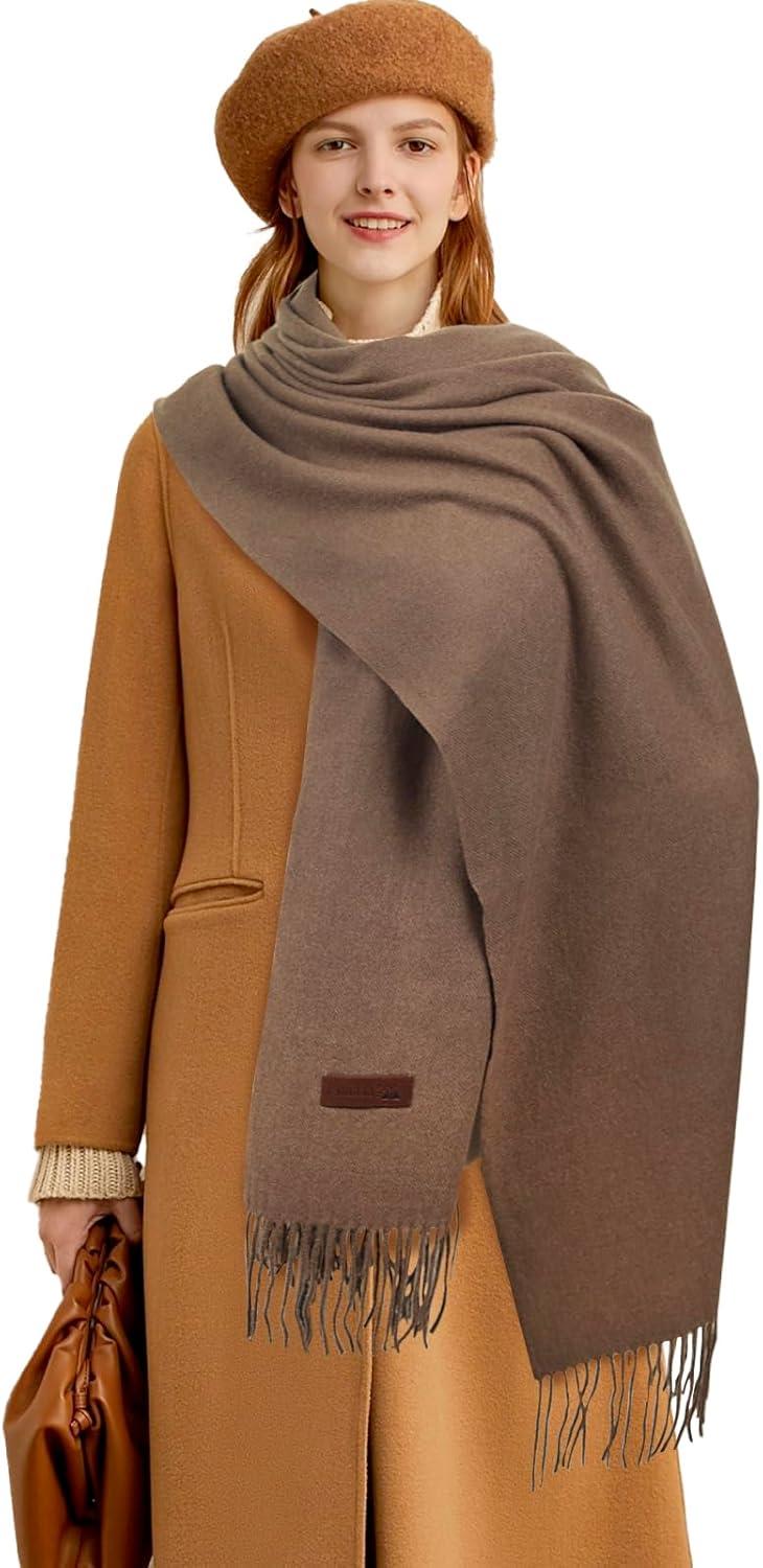 imageEXTREE Women Shawl Wrap Scarf Pashmina Wedding Christmas Birthday Gifts Idea Large Soft StoleType016