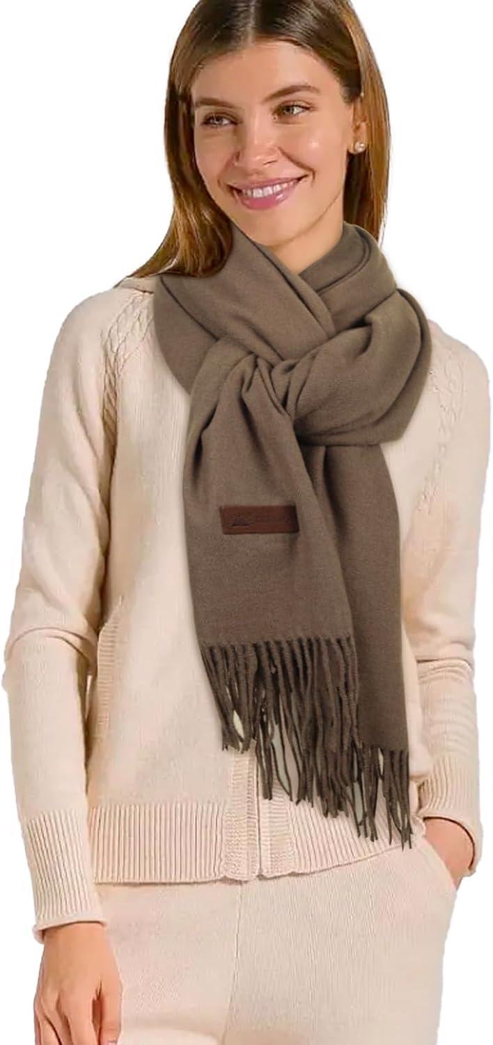 imageEXTREE Women Shawl Wrap Scarf Pashmina Wedding Christmas Birthday Gifts Idea Large Soft StoleType016