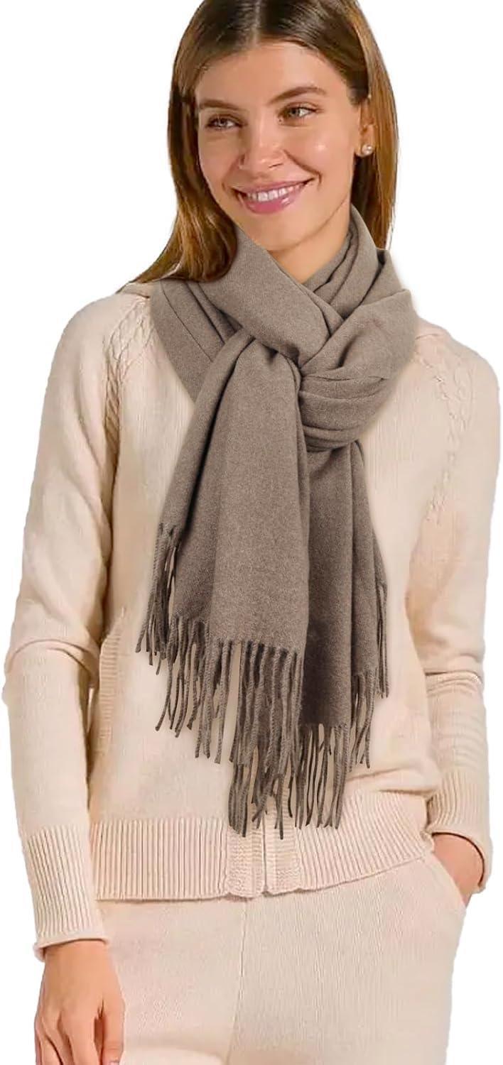 imageEXTREE Women Shawl Wrap Scarf Pashmina Wedding Christmas Birthday Gifts Idea Large Soft StoleType017