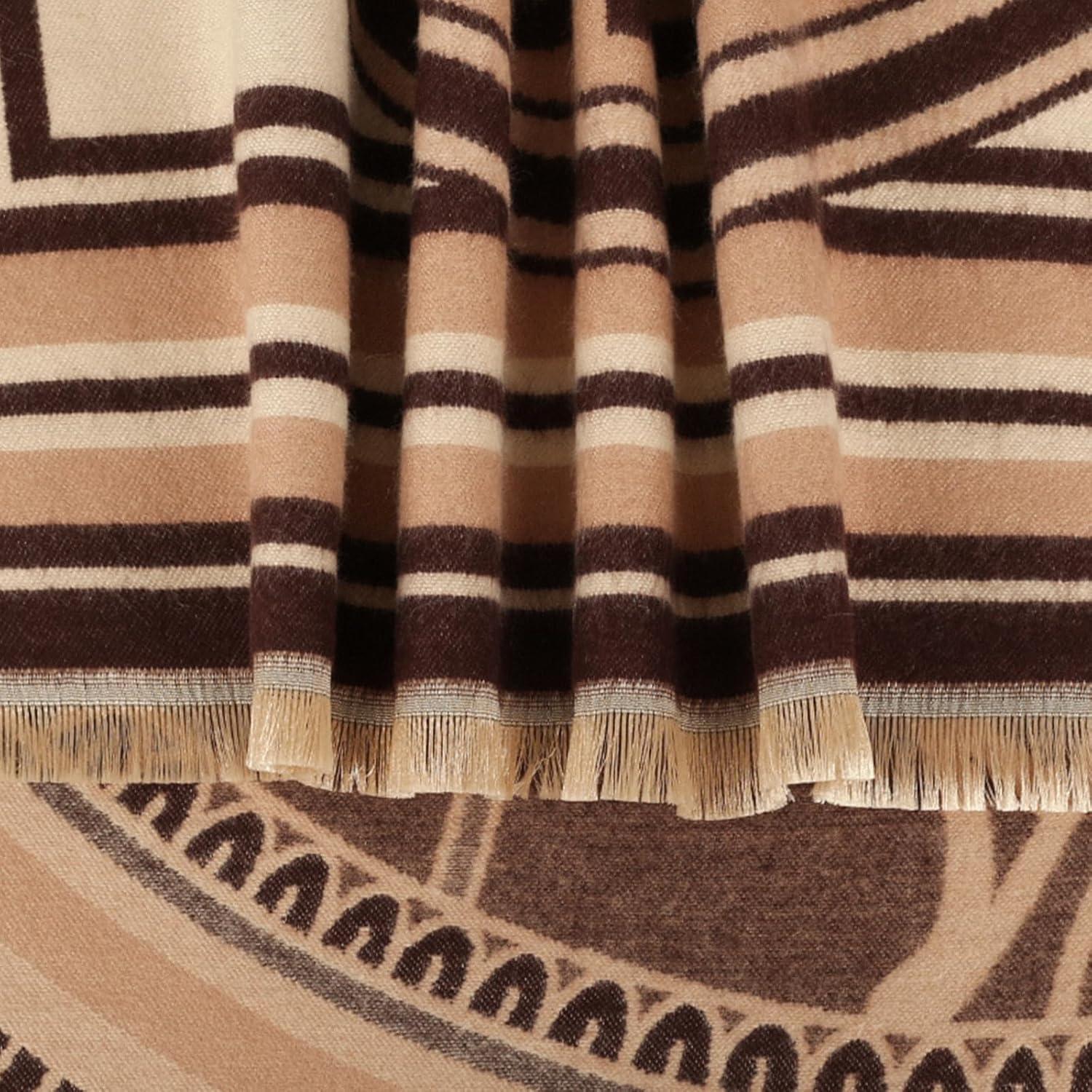 imageEXTREE Womens Scarf Pashmina Shawls and Wraps for Evening Dress Bridesmaid Wedding Bridal Winter Warm Long Large ScarvesElegant Apricot Unicorn Rice