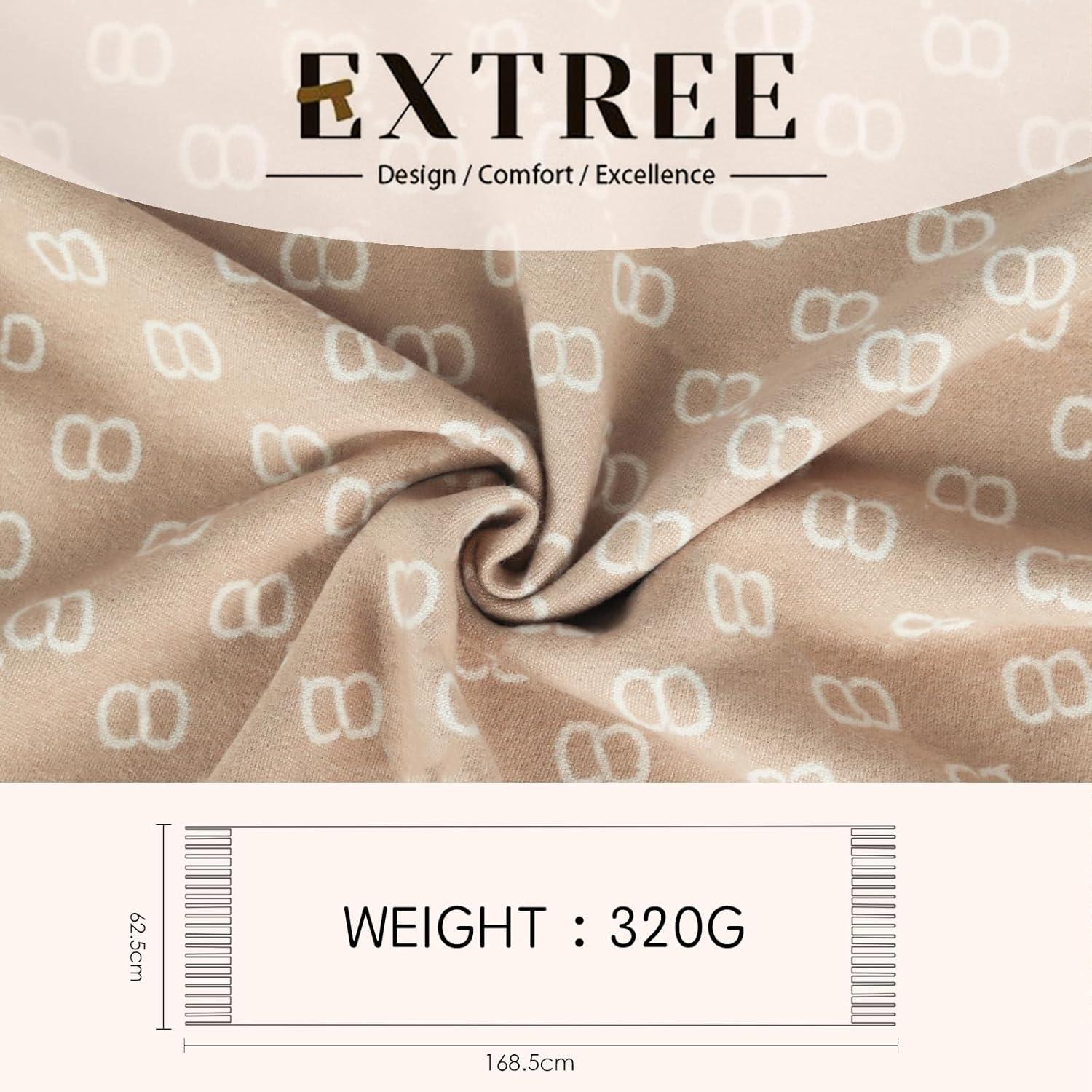 imageEXTREE Womens Scarf Pashmina Shawls and Wraps for Evening Dress Bridesmaid Wedding Bridal Winter Warm Long Large ScarvesKhaki Tassel Cc