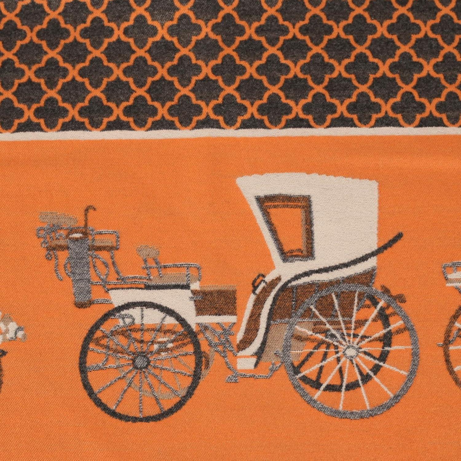 imageEXTREE Womens Scarf Pashmina Shawls and Wraps for Evening Dress Bridesmaid Wedding Bridal Winter Warm Long Large ScarvesOrange