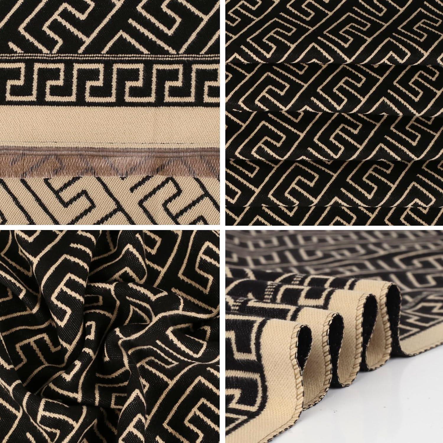 imageEXTREE Womens Scarf Wrap Soft ampamp Warm Shawl Lightweight SkinFriendly Versatile for All Seasons Holiday Gift IdeaBlack