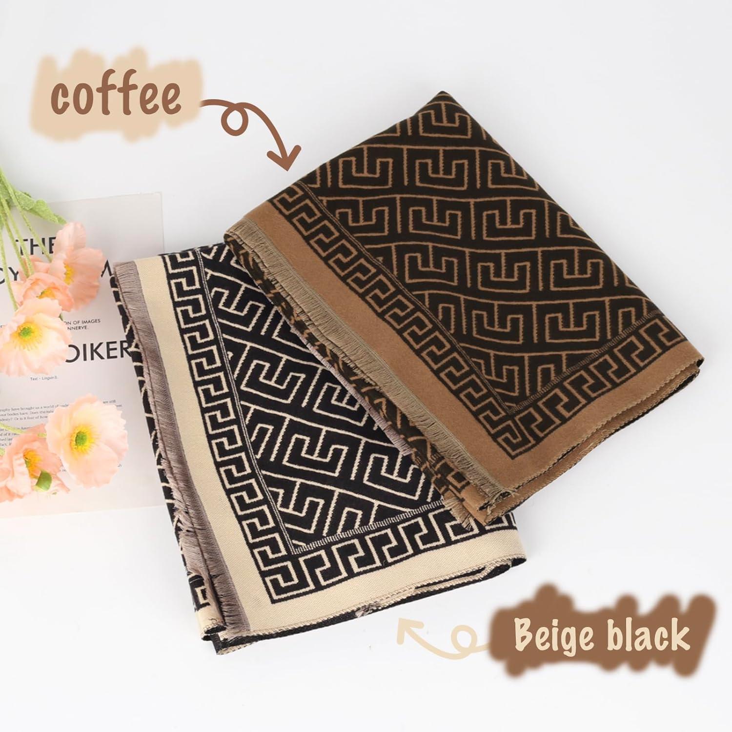 imageEXTREE Womens Scarf Wrap Soft ampamp Warm Shawl Lightweight SkinFriendly Versatile for All Seasons Holiday Gift IdeaBrown