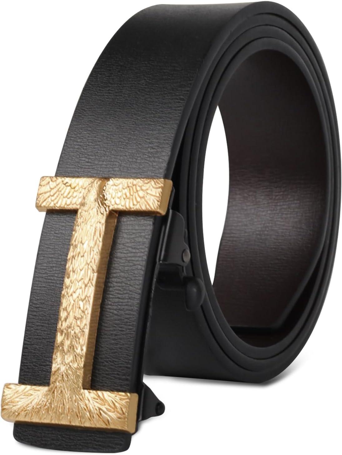 imageVintage Luxe Womens Belt Antique Blue Gradient Design Reinforced Leather WaistbandVersatile Waistband Gift AccessoryLight Gold Free Eagle Ratchet