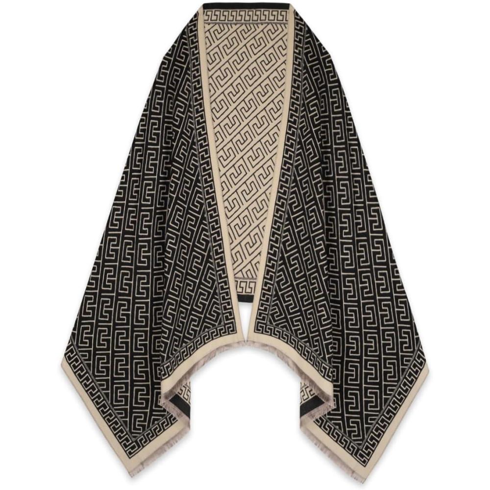 imageEXTREE Womens Scarf Wrap Soft ampamp Warm Shawl Lightweight SkinFriendly Versatile for All Seasons Holiday Gift IdeaBlack