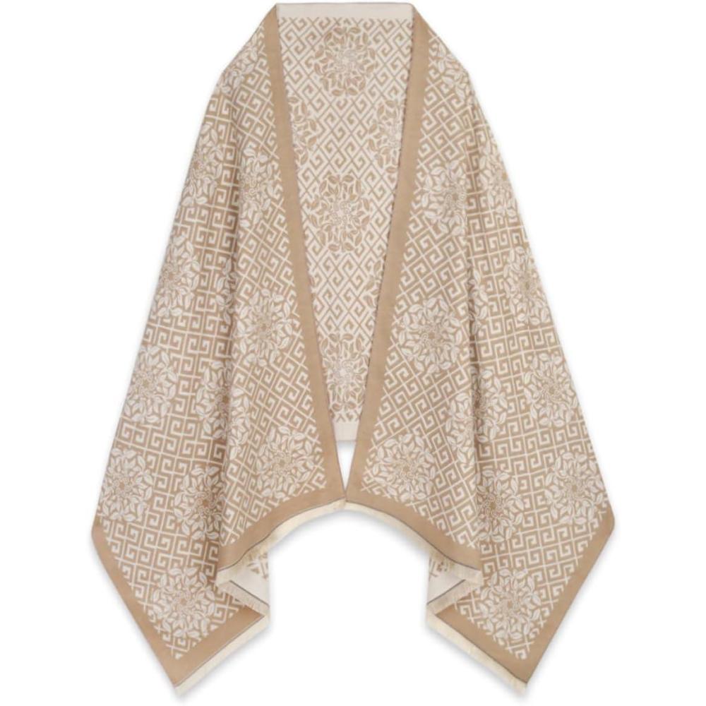 imageEXTREE Womens Scarf Wrap Soft ampamp Warm Shawl Lightweight SkinFriendly Versatile for All Seasons Holiday Gift IdeaKhaki