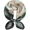 imageEXTREE 100 Pure Mulberry Silk Scarf Fashion Hair for Women Scarf Lightweight Square Neckerchief 275 275 inchesAncient Roman Army Green