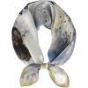 imageEXTREE 100 Pure Mulberry Silk Scarf Fashion Hair for Women Scarf Lightweight Square Neckerchief 275 275 inchesBallet Girl Light Gray