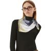 imageEXTREE 100 Pure Mulberry Silk Scarf Fashion Hair for Women Scarf Lightweight Square Neckerchief 275 275 inchesBallet Girl Light Gray