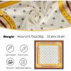 imageEXTREE 100 Pure Mulberry Silk Scarf Fashion Hair for Women Scarf Lightweight Square Neckerchief 275 275 inchesBelt Buckle Beige