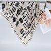 imageEXTREE 100 Pure Mulberry Silk Scarf Fashion Hair for Women Scarf Lightweight Square Neckerchief 275 275 inchesChampagne Shoes and Bags