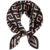 imageEXTREE 100 Pure Mulberry Silk Scarf Fashion Hair for Women Scarf Lightweight Square Neckerchief 275 275 inchesDark Brown