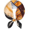 imageEXTREE 100 Pure Mulberry Silk Scarf Fashion Hair for Women Scarf Lightweight Square Neckerchief 275 275 inchesEight Horses