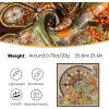 imageEXTREE 100 Pure Mulberry Silk Scarf Fashion Hair for Women Scarf Lightweight Square Neckerchief 275 275 inchesFlower Window