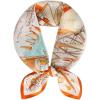 imageEXTREE 100 Pure Mulberry Silk Scarf Fashion Hair for Women Scarf Lightweight Square Neckerchief 275 275 inchesFubao Cruise Party