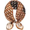 imageEXTREE 100 Pure Mulberry Silk Scarf Fashion Hair for Women Scarf Lightweight Square Neckerchief 275 275 inchesGeometric Pony