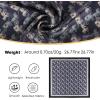 imageEXTREE 100 Pure Mulberry Silk Scarf Fashion Hair for Women Scarf Lightweight Square Neckerchief 275 275 inchesGray Blue Carriage