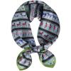 imageEXTREE 100 Pure Mulberry Silk Scarf Fashion Hair for Women Scarf Lightweight Square Neckerchief 275 275 inchesGreen Colts