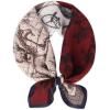 imageEXTREE 100 Pure Mulberry Silk Scarf Fashion Hair for Women Scarf Lightweight Square Neckerchief 275 275 inchesJourney of the Century