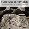 imageEXTREE 100 Pure Mulberry Silk Scarf Fashion Hair for Women Scarf Lightweight Square Neckerchief 275 275 inchesMottled Phantom