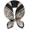 imageEXTREE 100 Pure Mulberry Silk Scarf Fashion Hair for Women Scarf Lightweight Square Neckerchief 275 275 inchesMottled Phantom