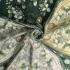 imageEXTREE Fashion Silky Satin Headscarf for Women Girls Exquisite Pattern Lightweight Silk Graceful Scarfs 275 x 275 inchesA Touch of Green in Summer