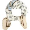 imageEXTREE Fashion Silky Satin Headscarf for Women Girls Exquisite Pattern Lightweight Silk Graceful Scarfs 275 x 275 inchesBlue and White Carriage