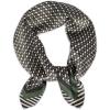 imageEXTREE Fashion Silky Satin Headscarf for Women Girls Exquisite Pattern Lightweight Silk Graceful Scarfs 275 x 275 inchesHoundstooth Army Green
