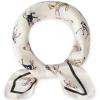 imageEXTREE Fashion Silky Satin Headscarf for Women Girls Exquisite Pattern Lightweight Silk Graceful Scarfs 275 x 275 inchesSolid Pony Beige