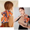 imageEXTREE Satin Scarf Mulberry Silk Printed Head Wrap Hair Band 7quotquot x 59quotquotA001