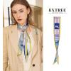 imageEXTREE Satin Scarf Mulberry Silk Printed Head Wrap Hair Band 7quotquot x 59quotquotA020
