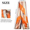 imageEXTREE Satin Scarf Mulberry Silk Printed Head Wrap Hair Band 7quotquot x 59quotquotA027