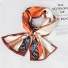 imageEXTREE Satin Scarf Mulberry Silk Printed Head Wrap Hair Band 7quotquot x 59quotquotA029