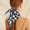imageEXTREE Satin Scarf Mulberry Silk Printed Head Wrap Hair Band 7quotquot x 59quotquotA032