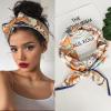 imageEXTREE Satin Scarf Mulberry Silk Printed Head Wrap Hair Band 7quotquot x 59quotquotA043
