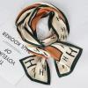 imageEXTREE Satin Scarf Mulberry Silk Printed Head Wrap Hair Band 7quotquot x 59quotquotA044