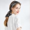 imageEXTREE Satin Scarf Mulberry Silk Printed Head Wrap Hair Band 7quotquot x 59quotquotA046